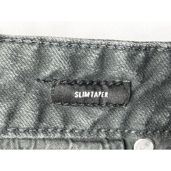 Bonobos Denim Men’s Slim Tapered Leg Raw Hem Gray Denim Jeans - Size 34x29 - Picture 7 of 8